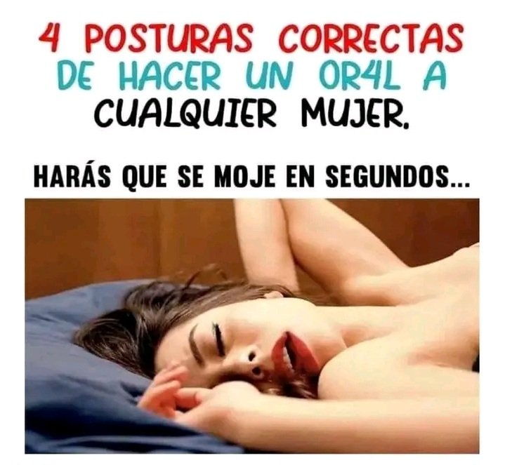 4 posiciones para hacer sexo or4l como nunca antes lo habías probado